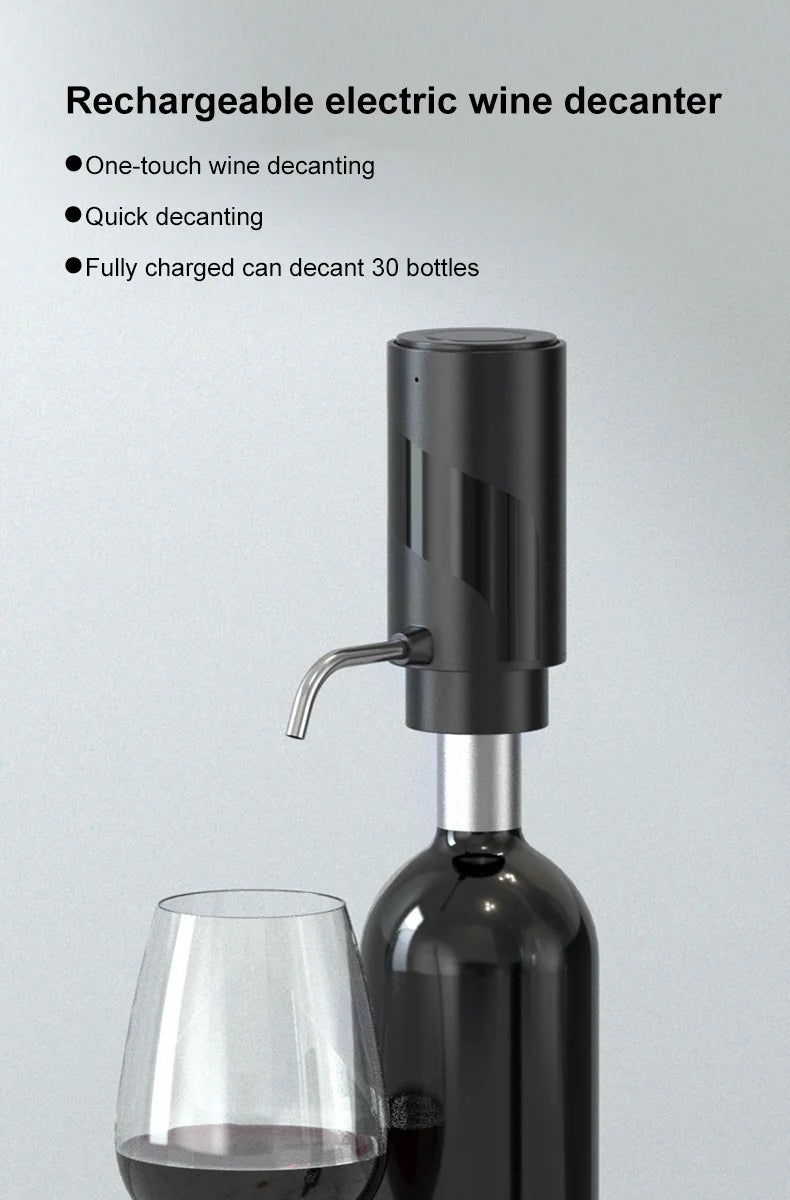 rechargeable electric wine decanter