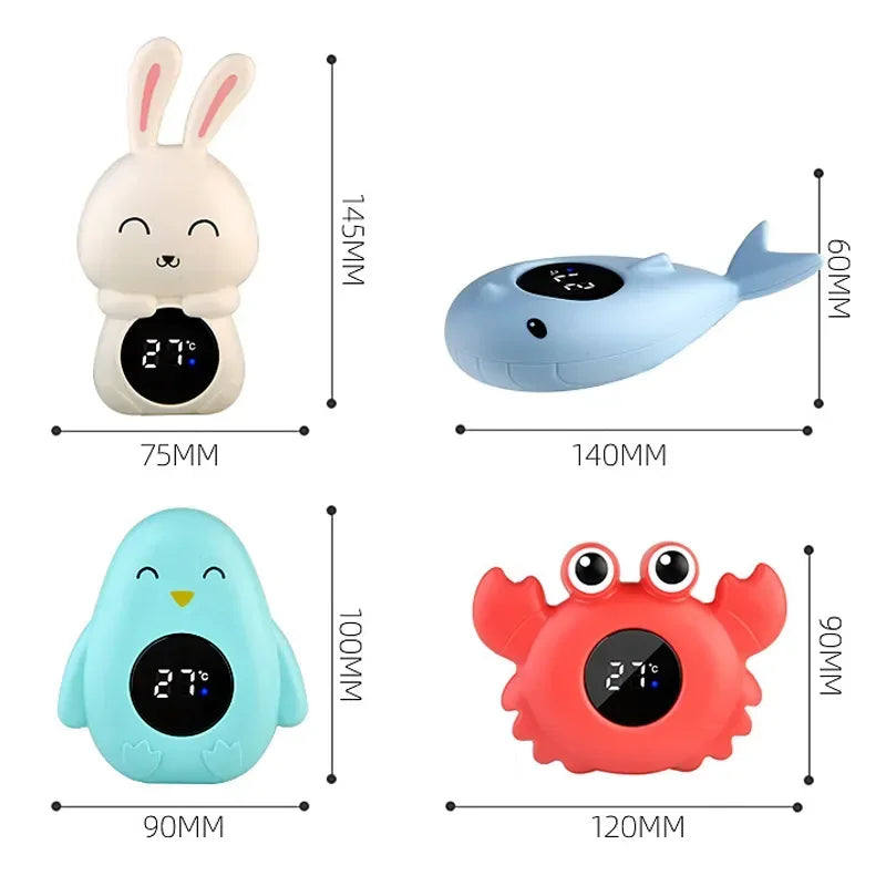 size of the baby bath thermometer