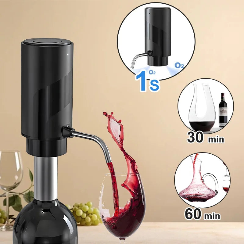 electric wine aerator faster than decanting and waiting