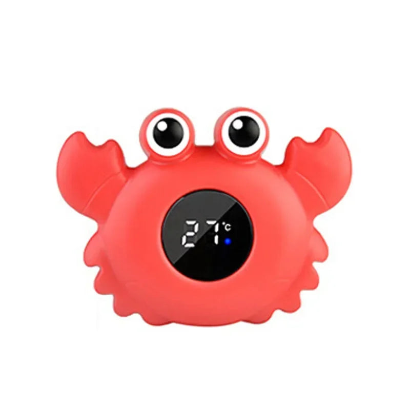 crab baby bath thermometer