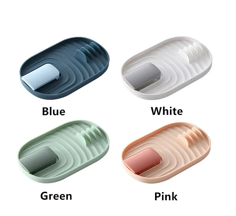 color selection of silicone spatula and lid holders