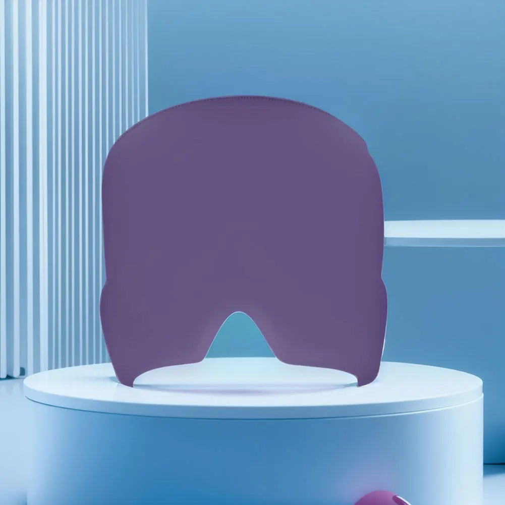 purple migraine relief cap
