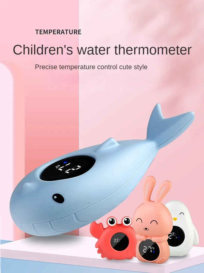 whale baby bath thermometer