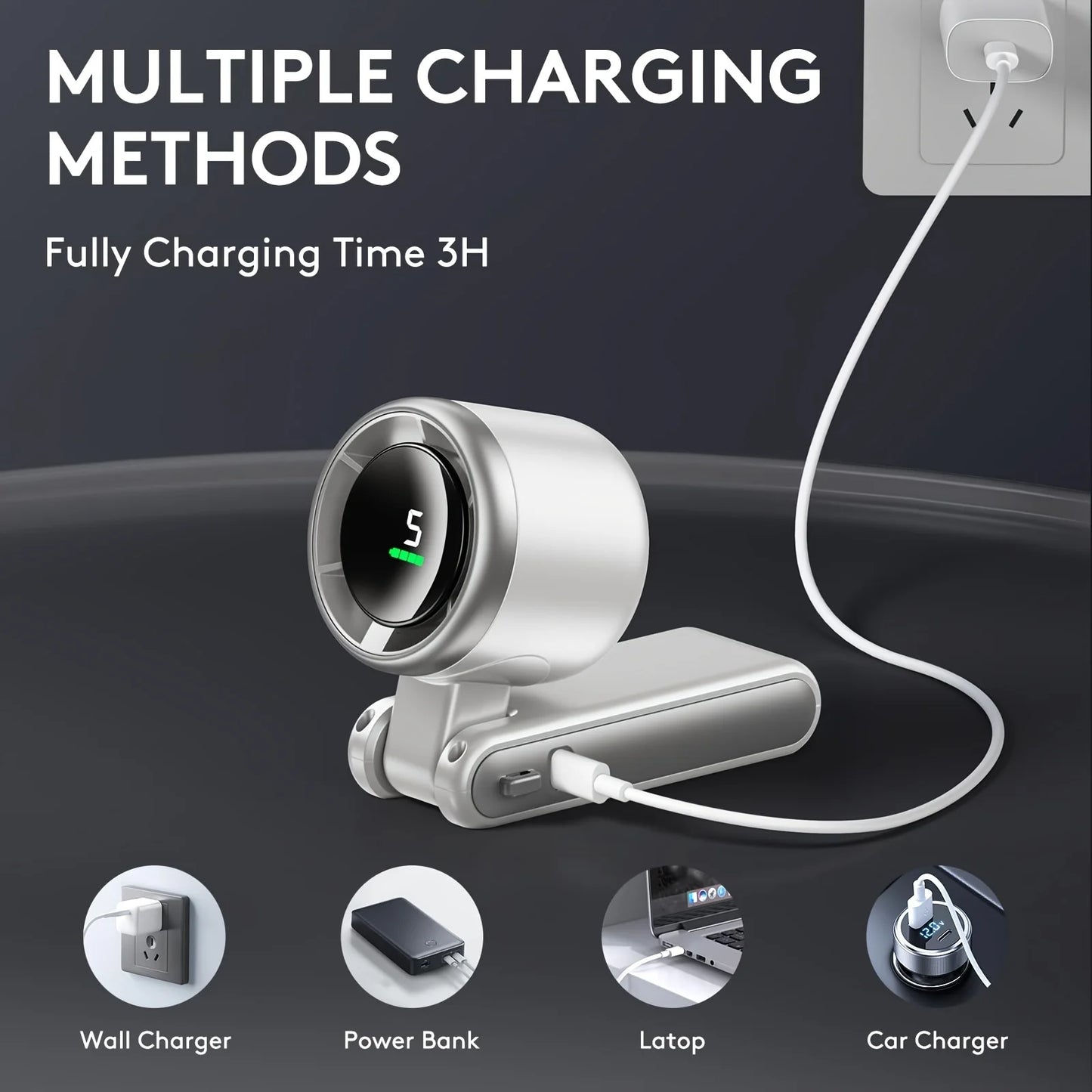 charging methods for mini turbo fan