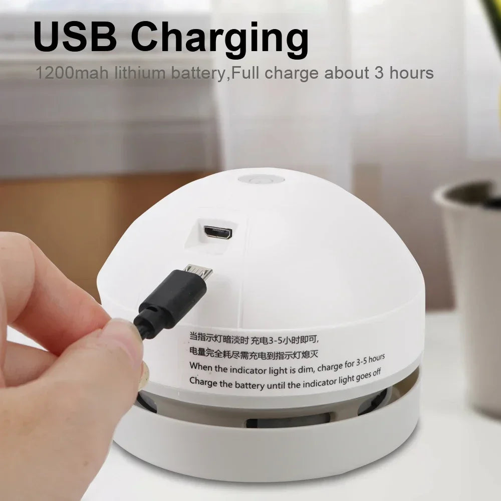 usb charging mini desktop vacuum cleaner