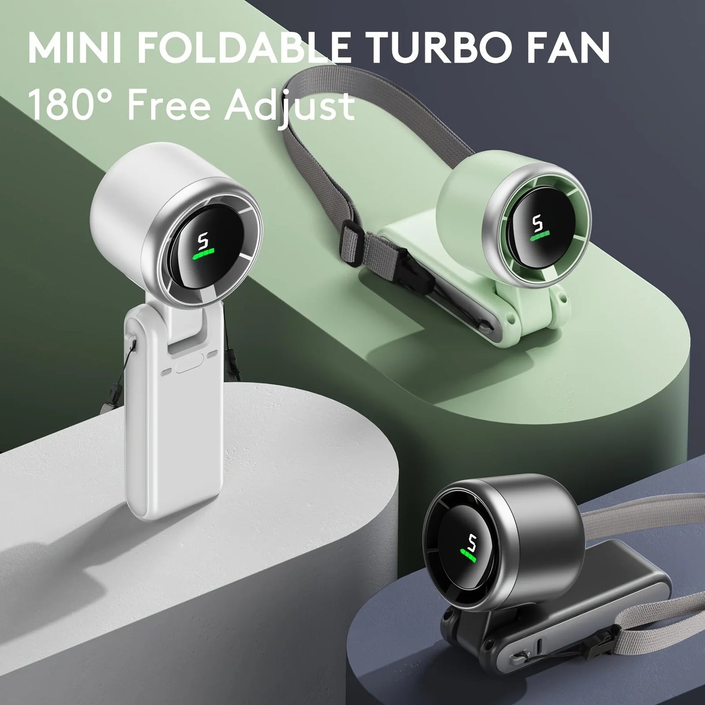 mini foldable turbo fan
