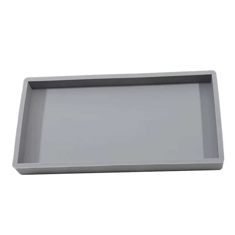 grey silicon soap tray