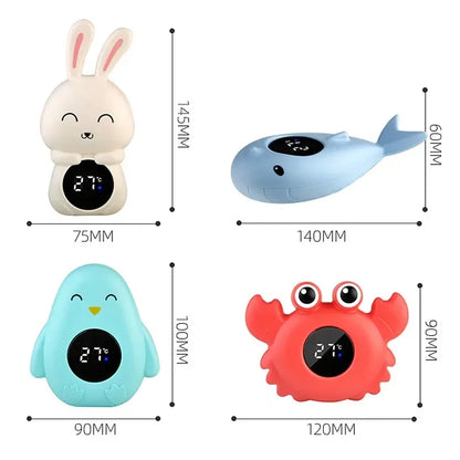 size of the baby bath thermometer