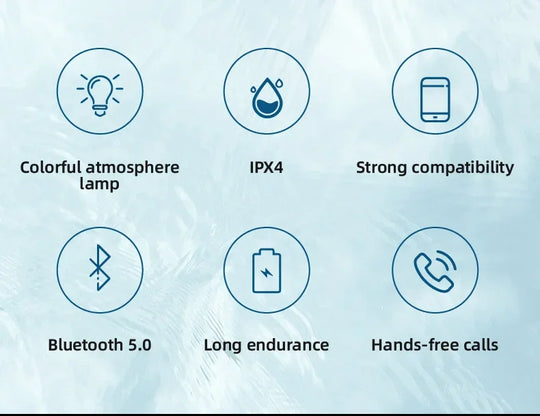 Waterproof Wireless LED Bluetooth Speaker