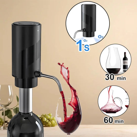 electric wine aerator faster than decanting and waiting