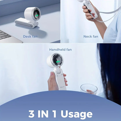 3 in 1 usage mini foldable turbo fan