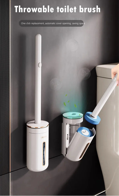 throwable toilet brush wallmounted