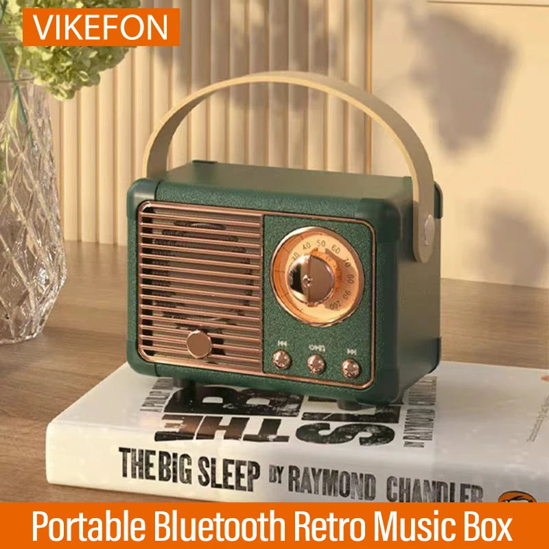 green retro bluetooth speaker