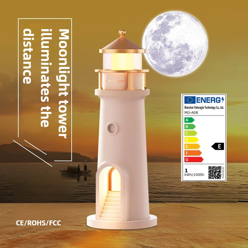 Moon projection night light