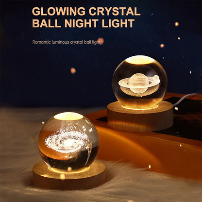 GalaxyGlow™ Crystal Orb Night Light