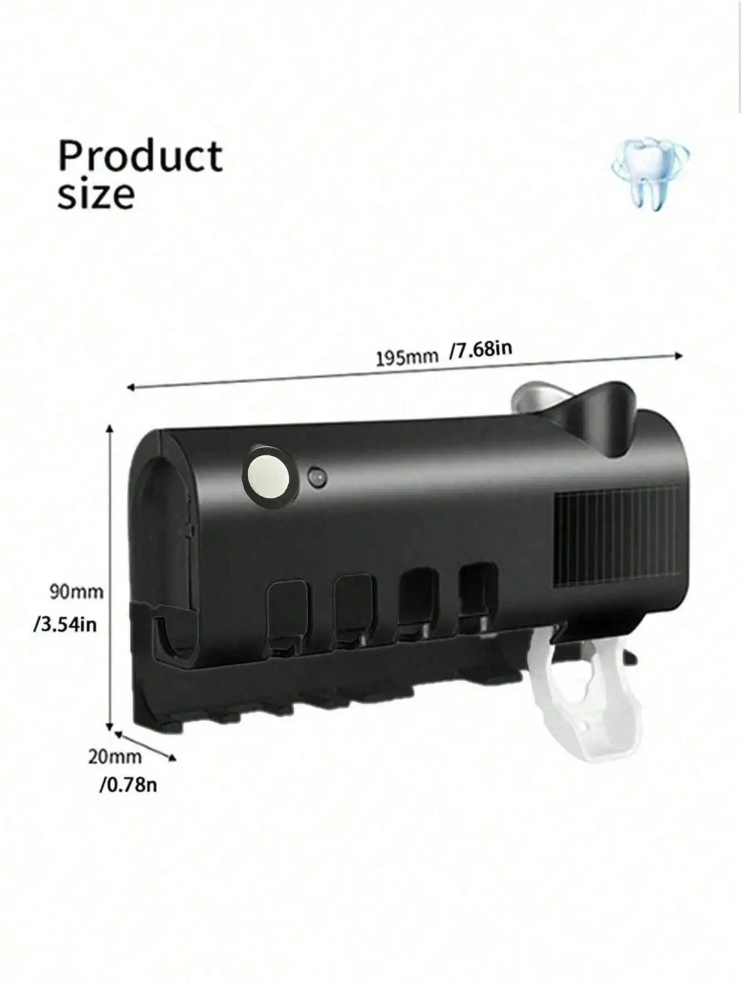 UV Toothbrush Sterilizer and Holder