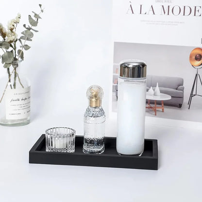 silicon soap tray on vanity