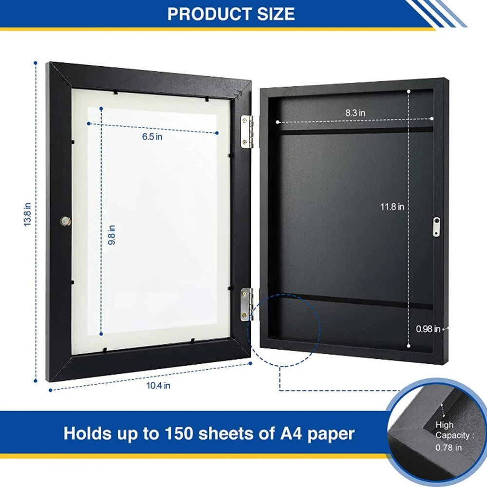 dimensions of the kids changeable art frame