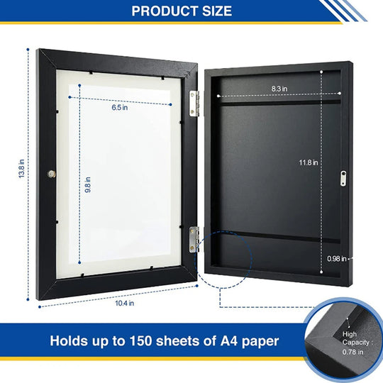dimensions of the kids changeable art frame