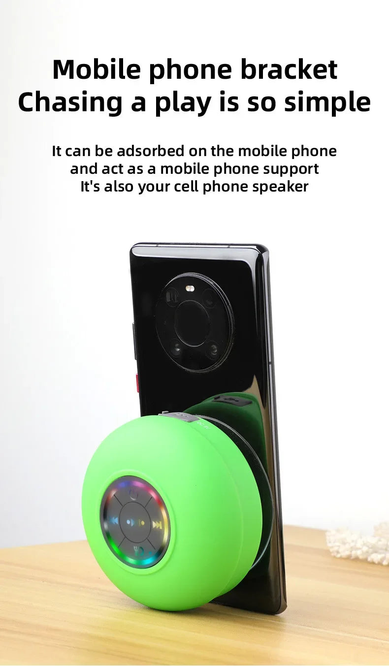 stick the bluetooth speaker on your phonw
